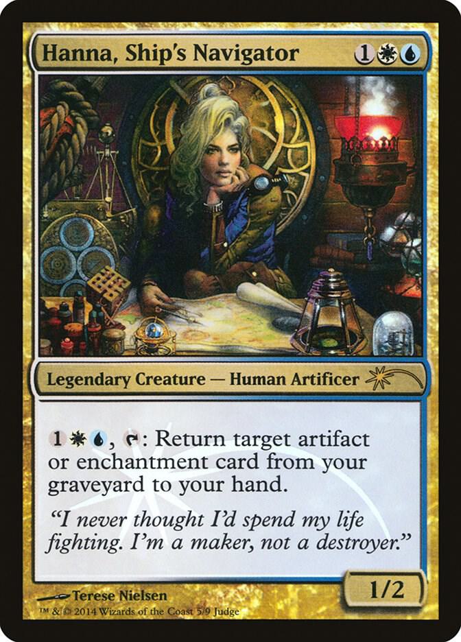Hanna, Ship's Navigator 5 card from Judge Promos