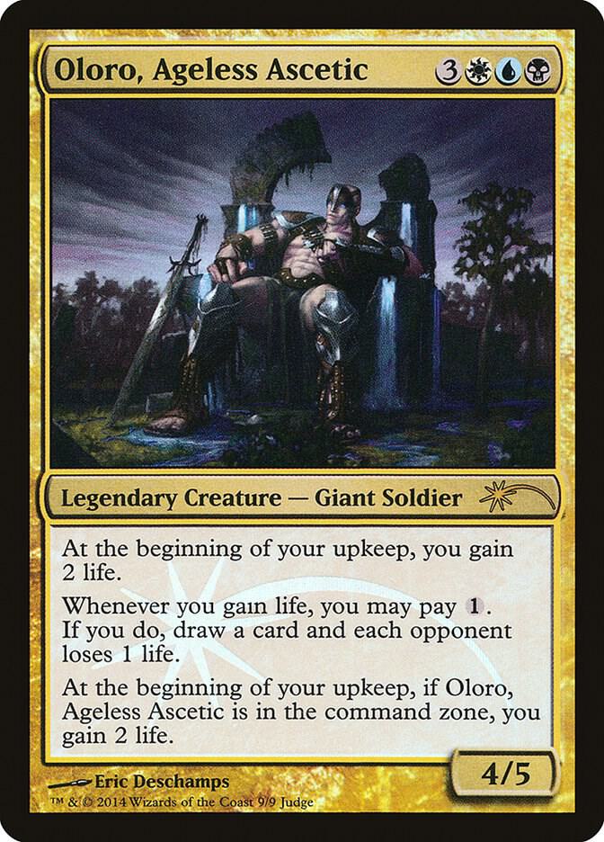 Oloro, Ageless Ascetic 9 card from Judge Promos