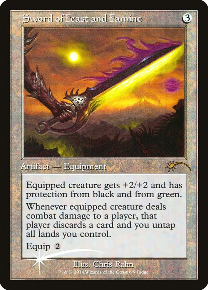 Sword of Feast and Famine 6 card from Judge Promos