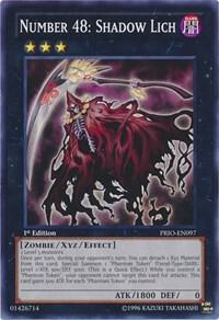 Number 48: Shadow Lich PRIO-EN097 card from Primal Origin