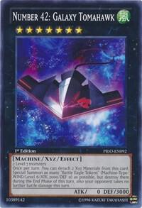 Number 42: Galaxy Tomahawk PRIO-EN092 card from Primal Origin