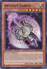 Artifact Labrys PRIO-EN016 card from Primal Origin