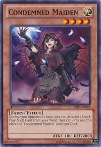 Condemned Maiden PRIO-EN038 card from Primal Origin