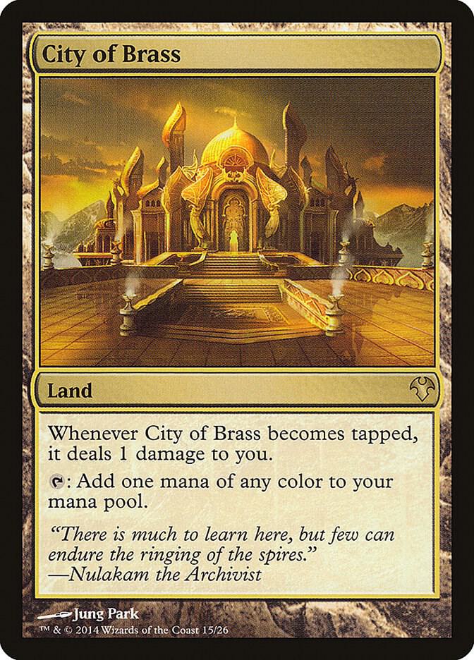 City of Brass 15 card from Magic Modern Event Deck