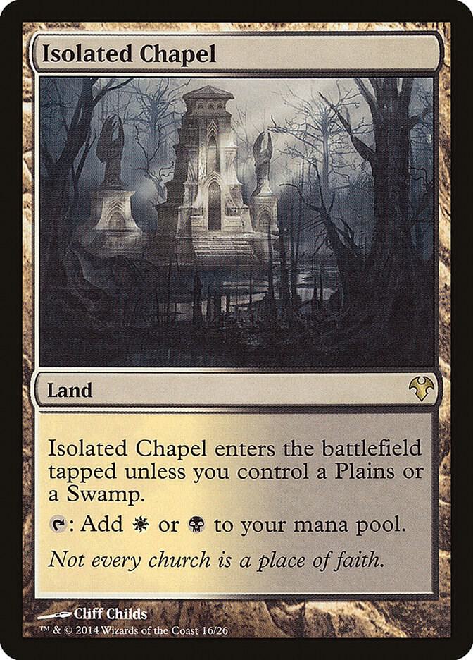 Isolated Chapel 16 card from Magic Modern Event Deck