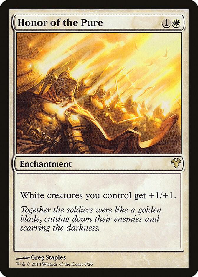 Honor of the Pure 6 card from Magic Modern Event Deck