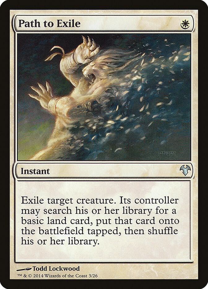 Path to Exile 3 card from Magic Modern Event Deck