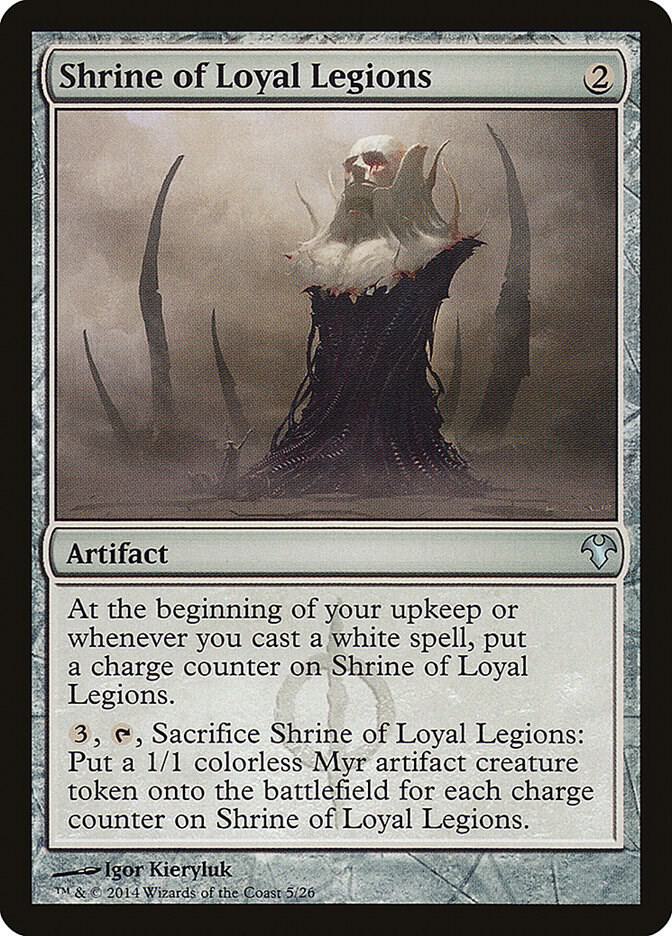 Shrine of Loyal Legions 5 card from Magic Modern Event Deck