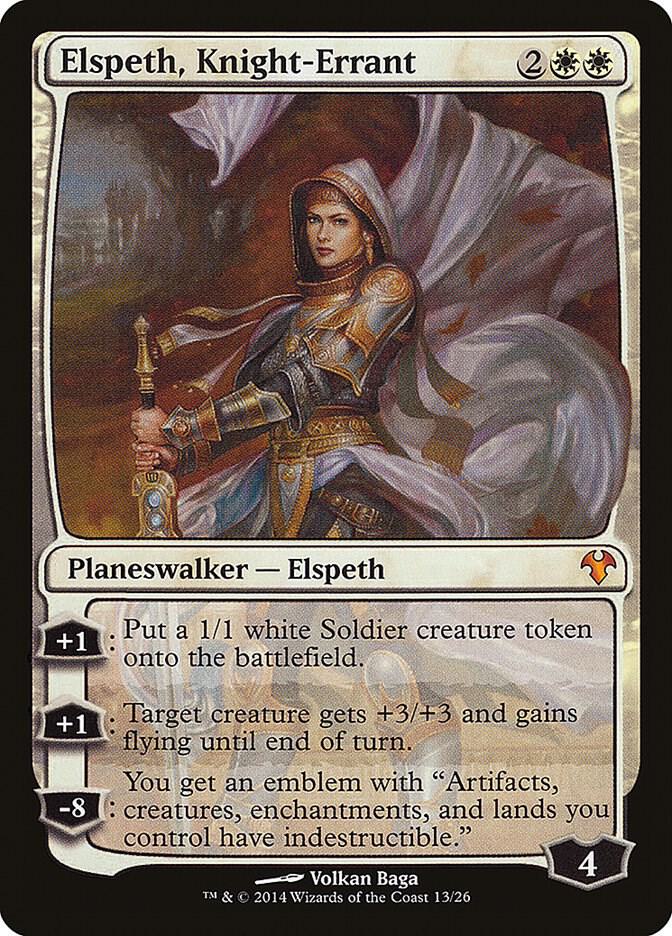 Elspeth, Knight-Errant 13 card from Magic Modern Event Deck