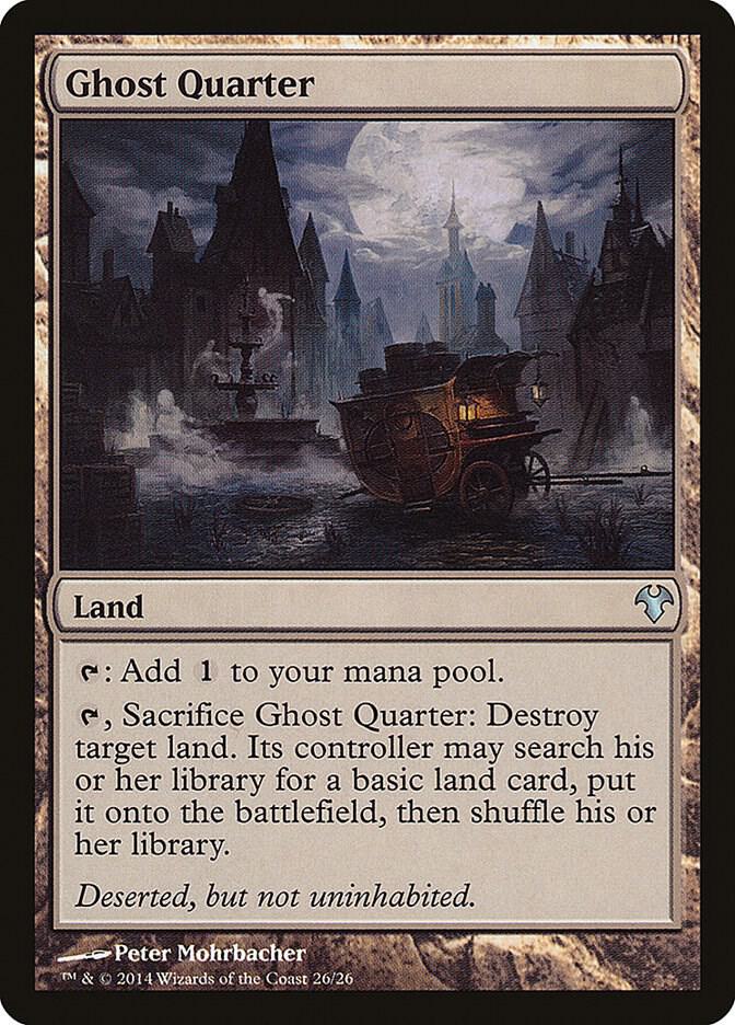 Ghost Quarter 26 card from Magic Modern Event Deck