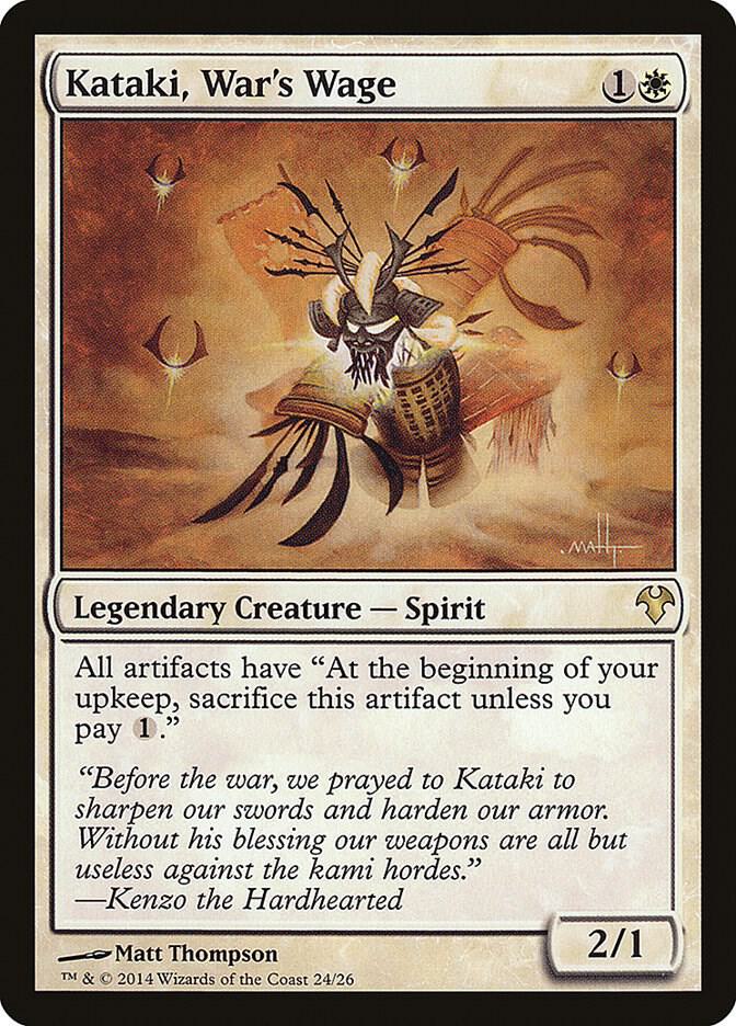 Kataki, War's Wage 24 card from Magic Modern Event Deck