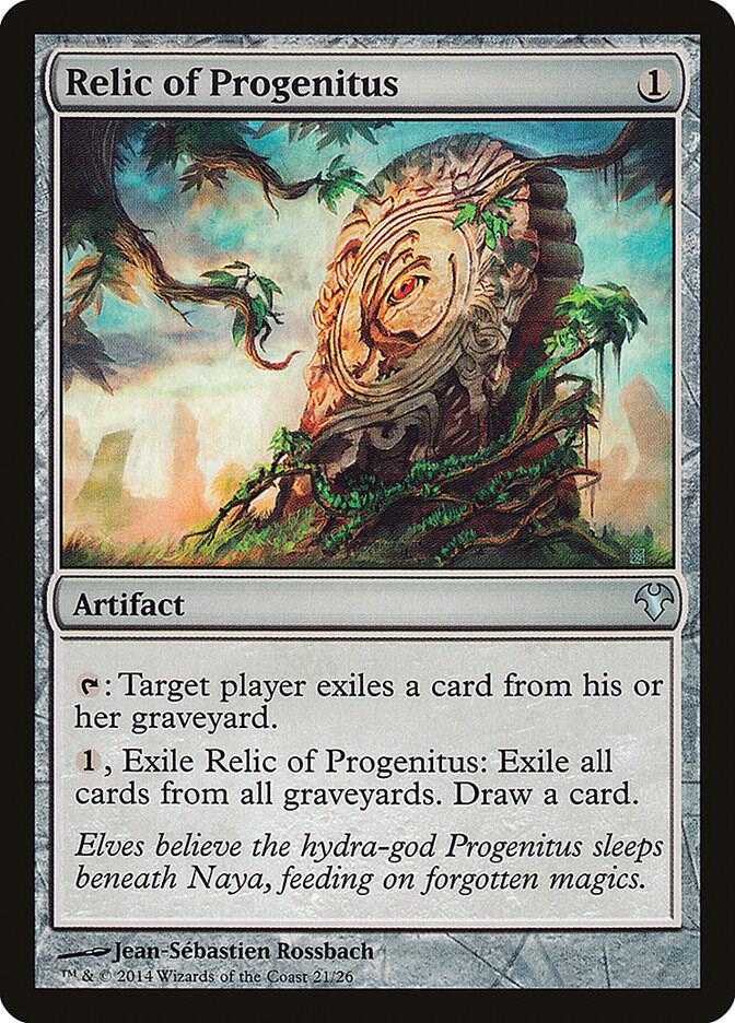 Relic of Progenitus 21 card from Magic Modern Event Deck