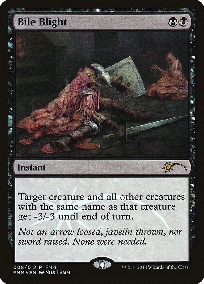 Bile Blight 8 card from FNM Promos