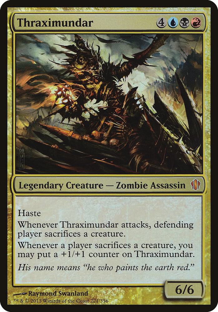 Thraximundar (Commander 2013) 221 card from Oversize Cards