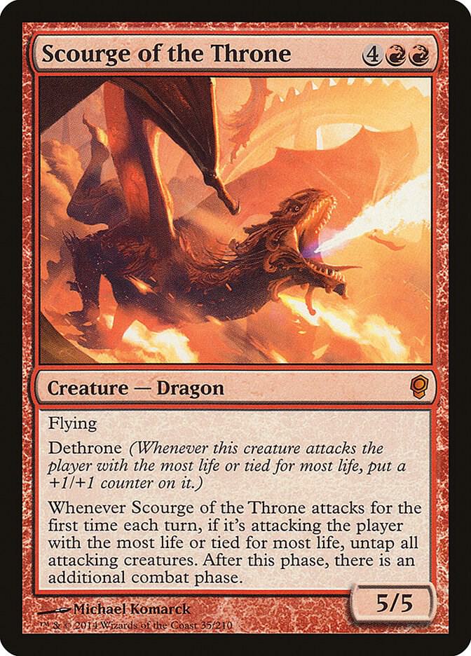 Scourge of the Throne 35 card from Conspiracy