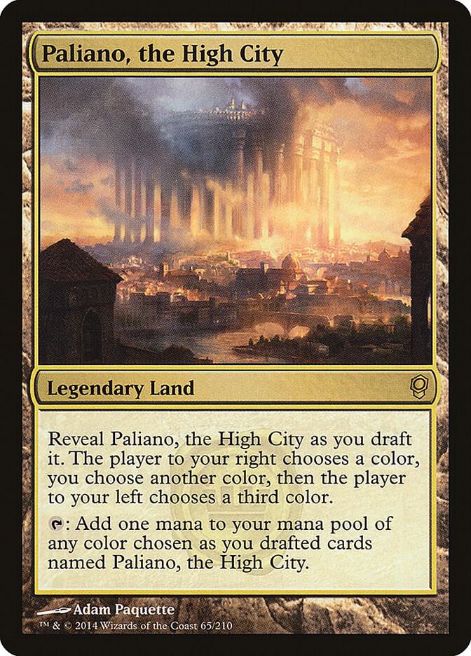 Paliano, the High City 65 card from Conspiracy