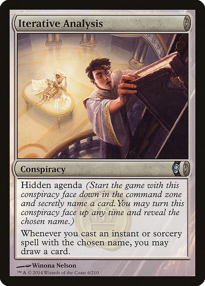 Iterative Analysis 6 card from Conspiracy