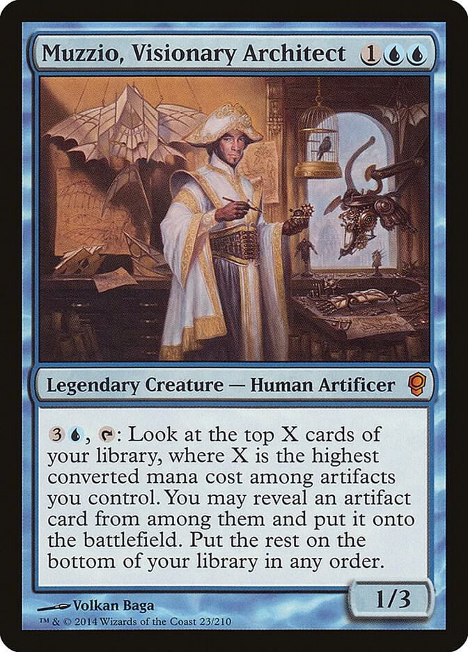 Muzzio, Visionary Architect 23 card from Conspiracy