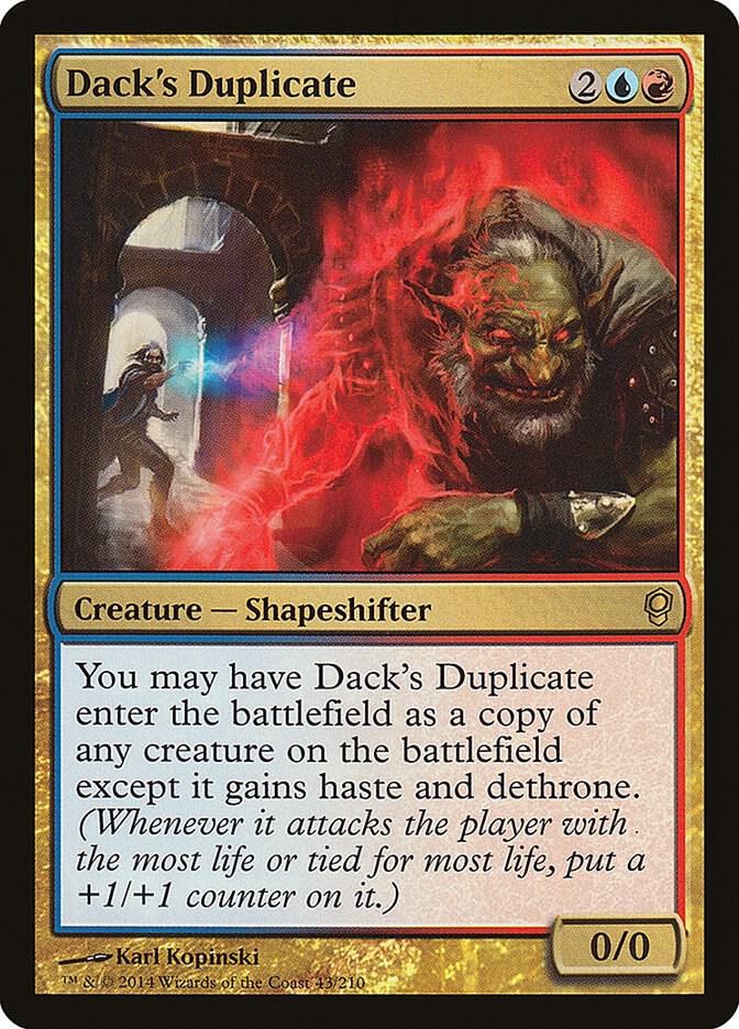 Dack's Duplicate 43 card from Conspiracy