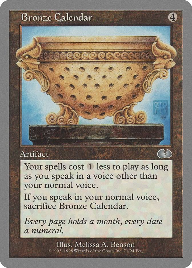 Bronze Calendar 71 card from Unglued