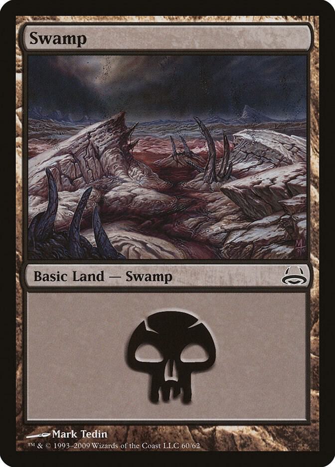 Swamp 60 card from Duel Decks: Divine vs. Demonic