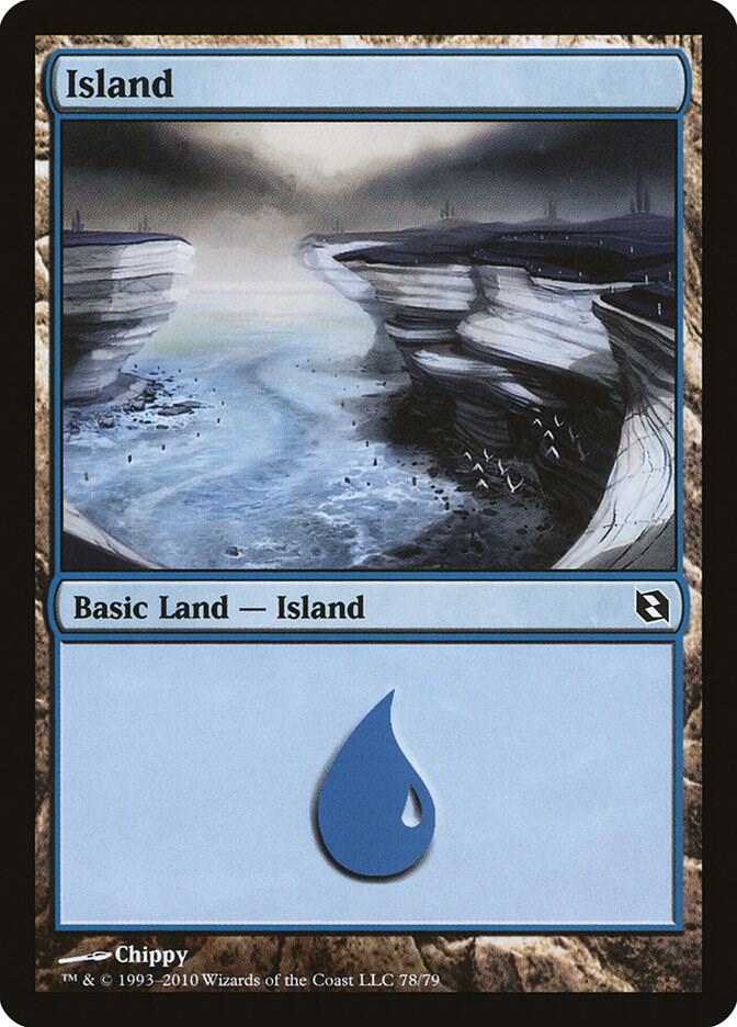 Island 78 card from Duel Decks: Elspeth vs. Tezzeret
