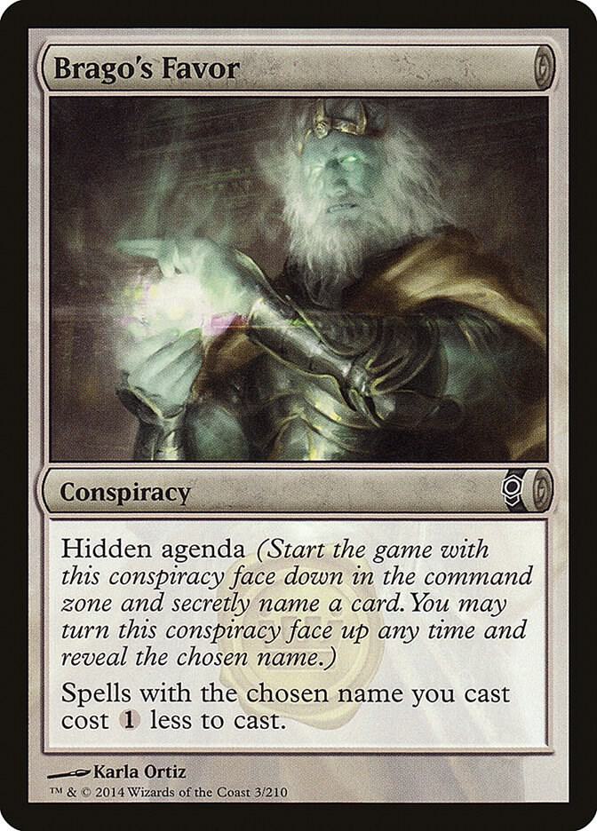 Brago's Favor 3 card from Conspiracy