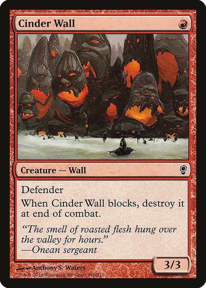 Cinder Wall 140 card from Conspiracy