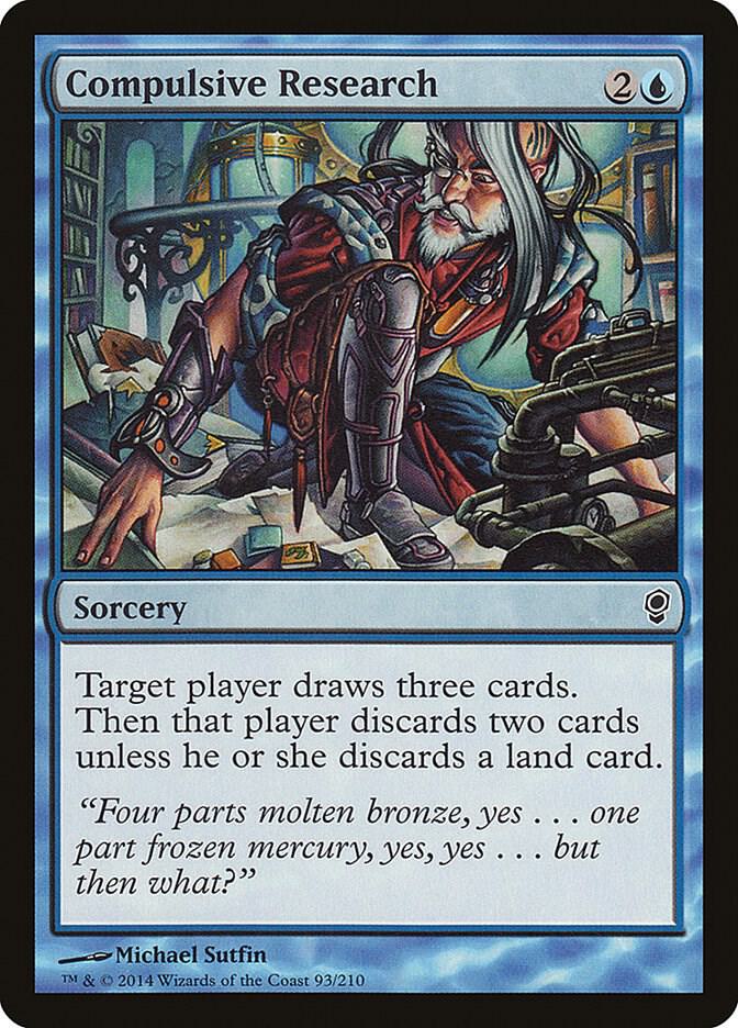Compulsive Research 93 card from Conspiracy