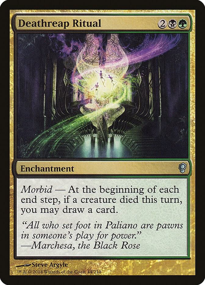 Deathreap Ritual 44 card from Conspiracy