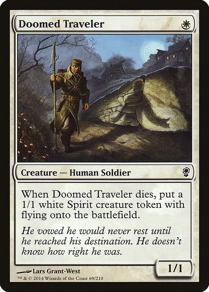 Doomed Traveler 69 card from Conspiracy