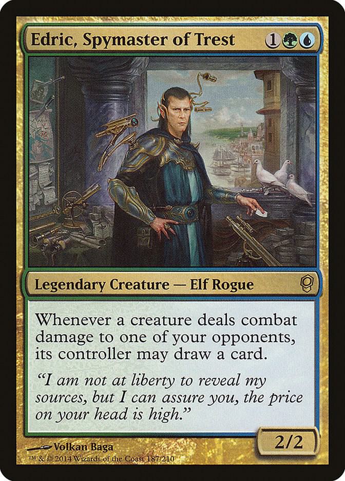 Edric, Spymaster of Trest 187 card from Conspiracy