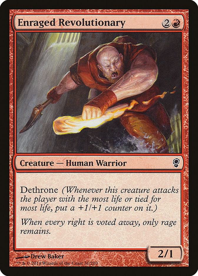 Enraged Revolutionary 31 card from Conspiracy