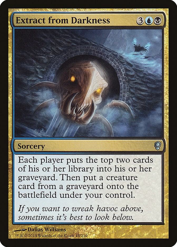 Extract from Darkness 45 card from Conspiracy