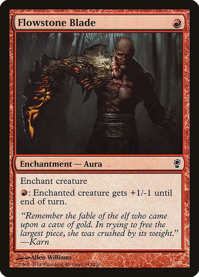 Flowstone Blade 143 card from Conspiracy