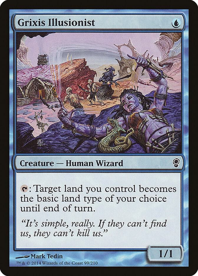 Grixis Illusionist 99 card from Conspiracy