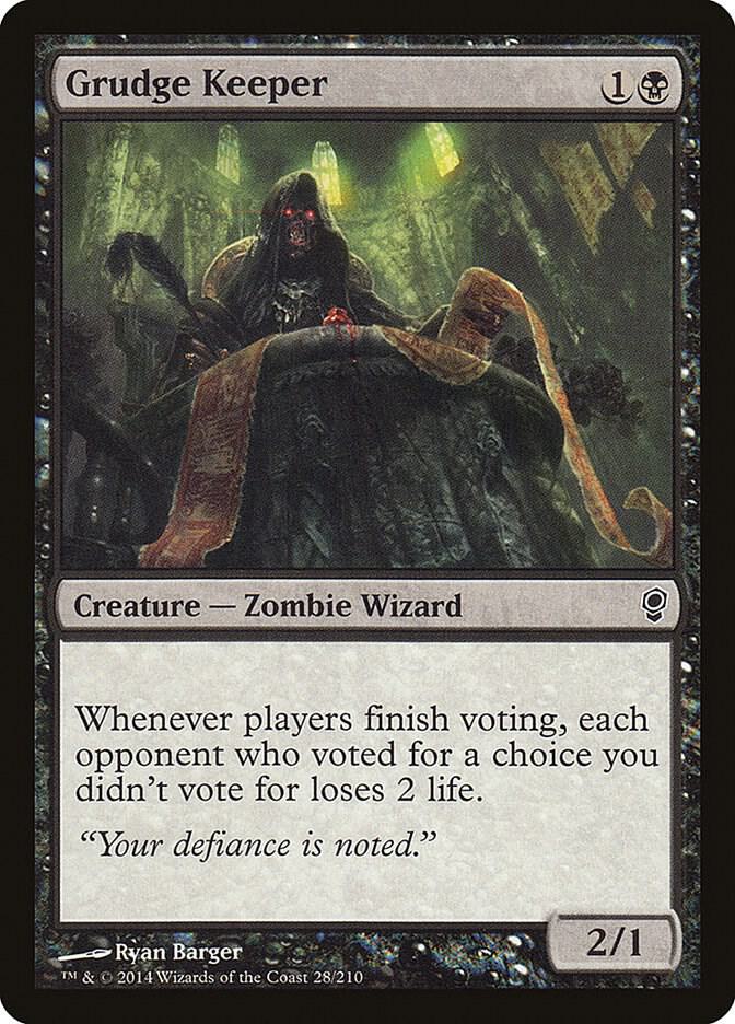 Grudge Keeper 28 card from Conspiracy