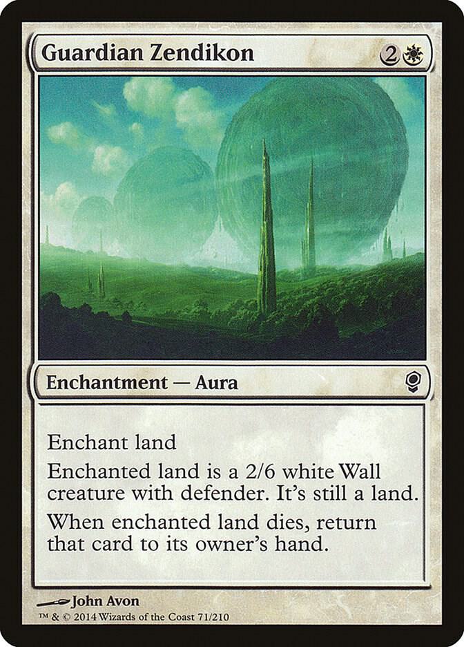 Guardian Zendikon 71 card from Conspiracy