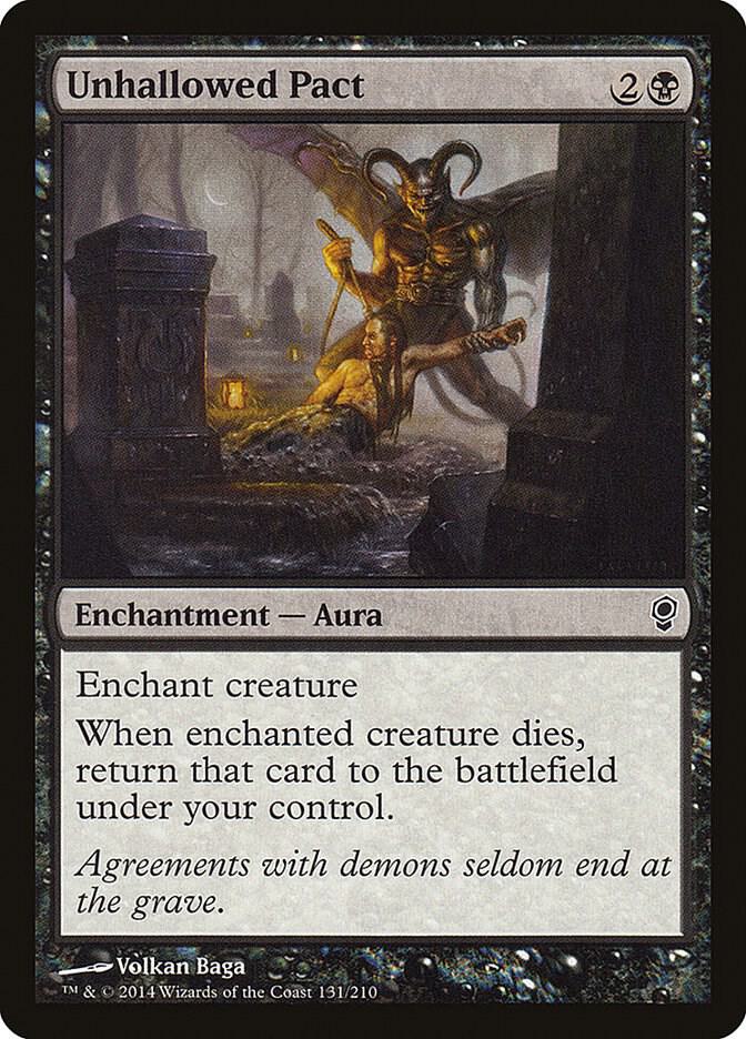 Unhallowed Pact 131 card from Conspiracy