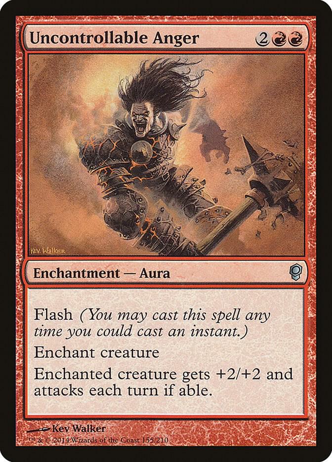 Uncontrollable Anger 155 card from Conspiracy