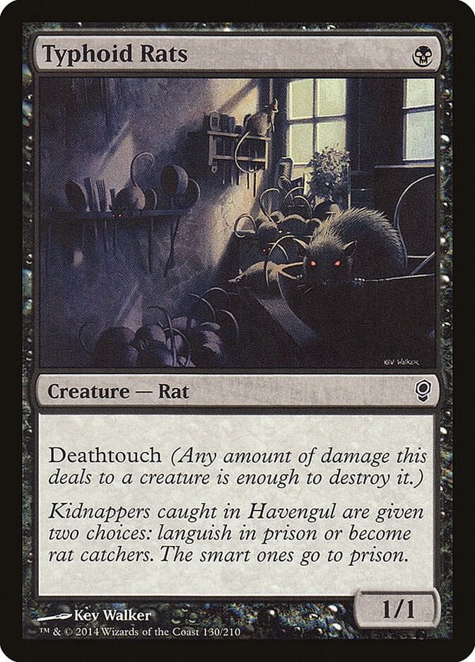 Typhoid Rats 130 card from Conspiracy