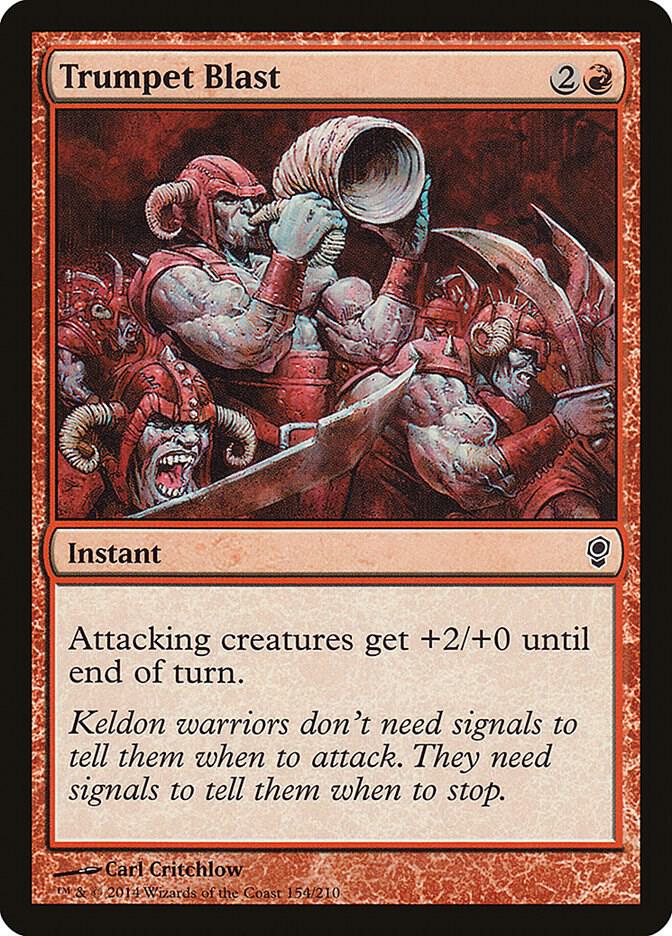 Trumpet Blast 154 card from Conspiracy