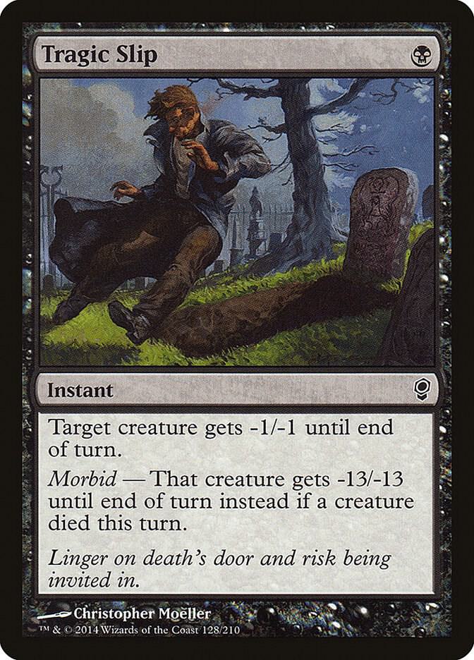 Tragic Slip 128 card from Conspiracy