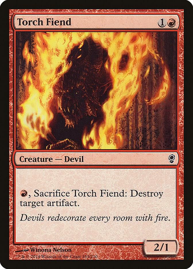Torch Fiend 153 card from Conspiracy