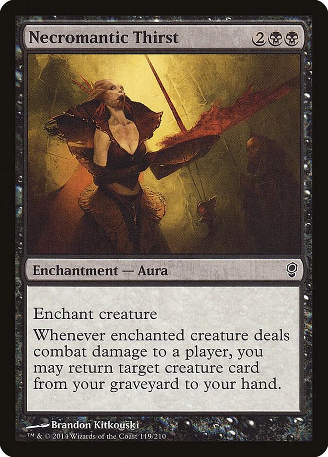 Necromantic Thirst 119 card from Conspiracy