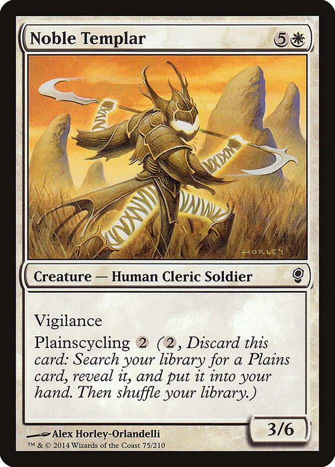 Noble Templar 75 card from Conspiracy