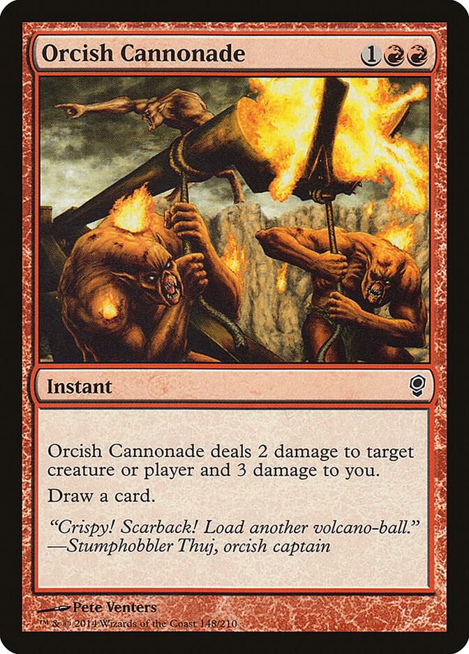 Orcish Cannonade 148 card from Conspiracy