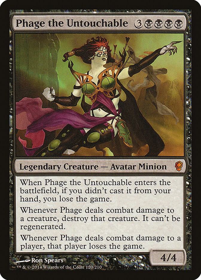 Phage the Untouchable 120 card from Conspiracy