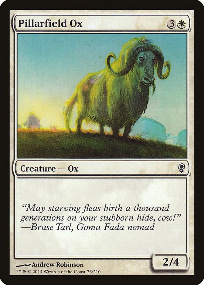 Pillarfield Ox 76 card from Conspiracy