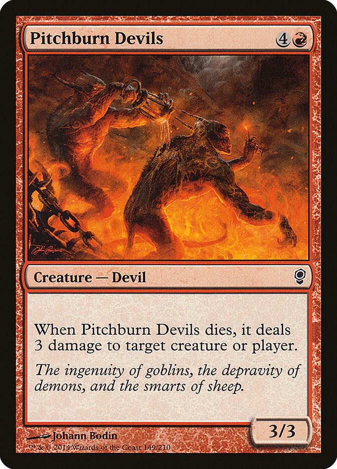 Pitchburn Devils 149 card from Conspiracy